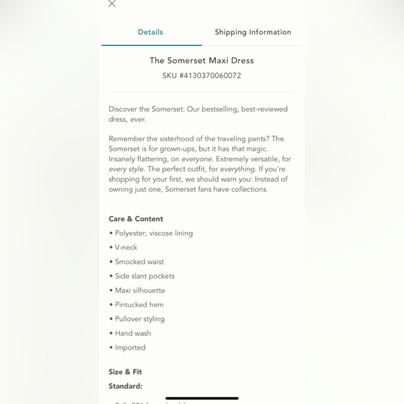 Anthropologie Somerset maxi dress - Picture 6 of 6